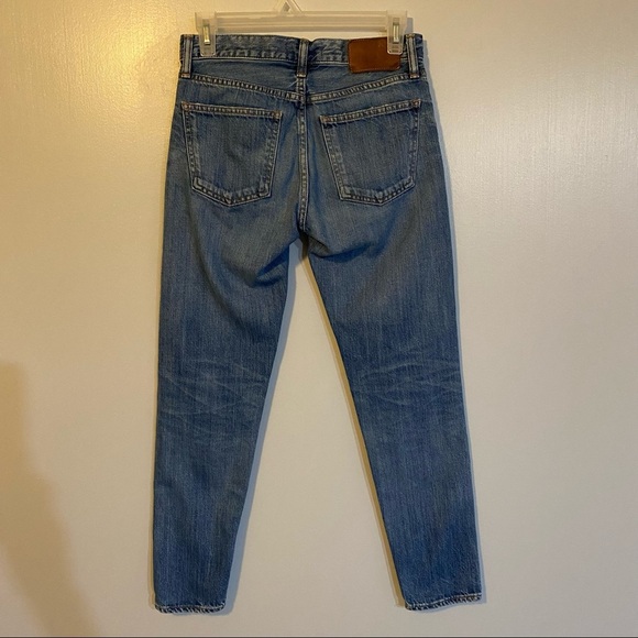 MOUSSY Button Fly Mid Rise Tapered Jeans Size 24 - Picture 2 of 10